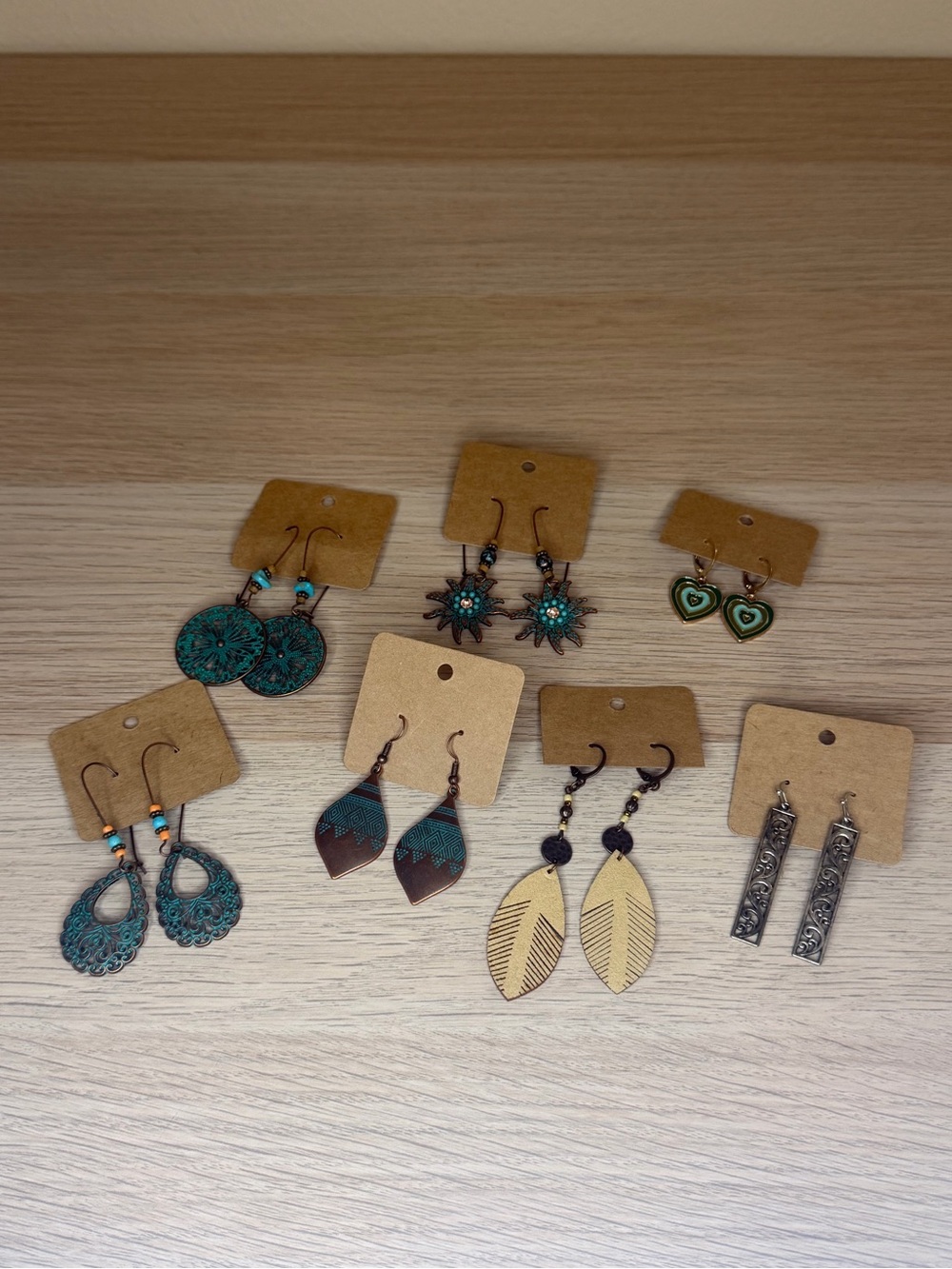 Women’s earrings set of 7